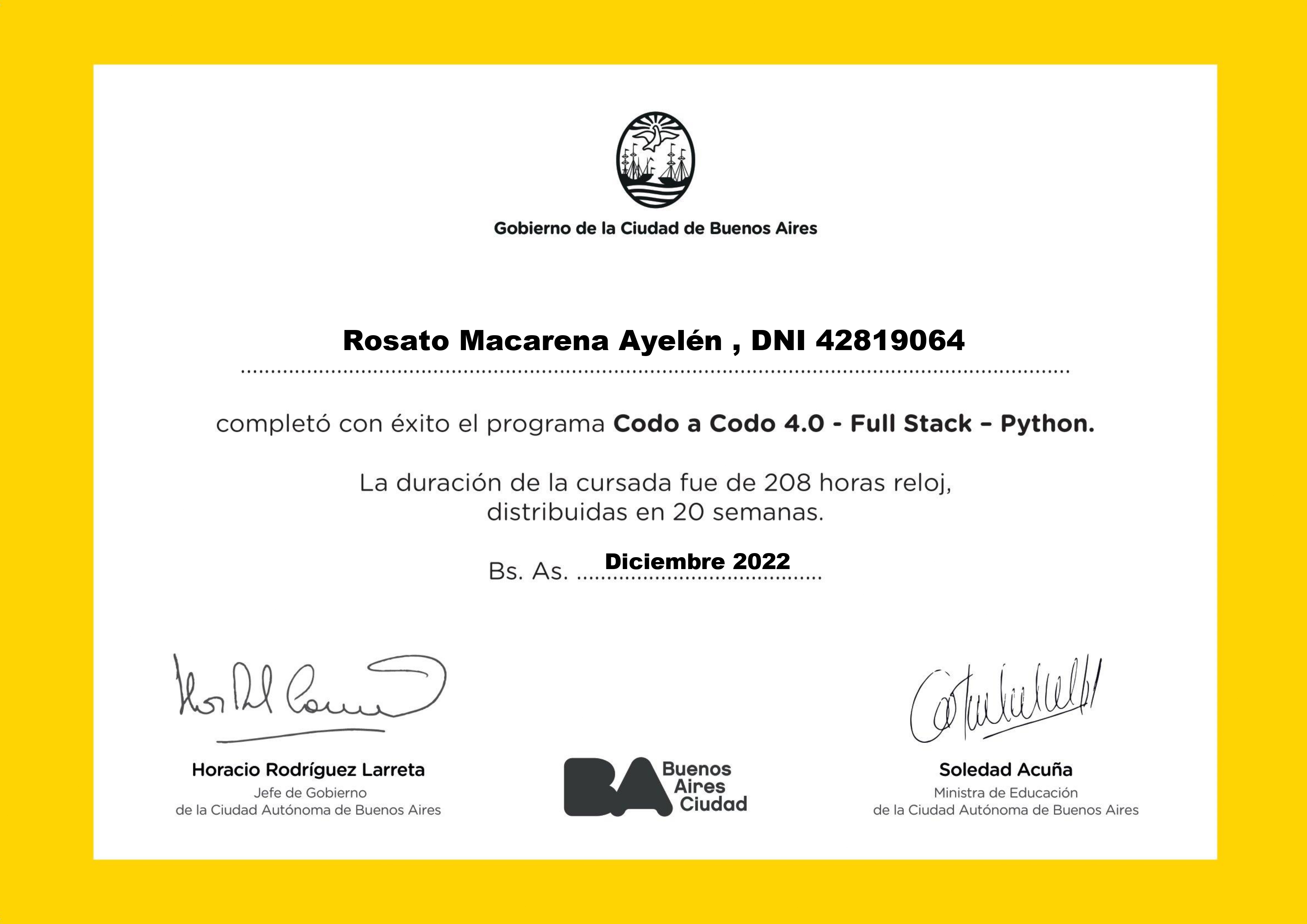 Diploma CAC - Desarrollo Full Stack Python